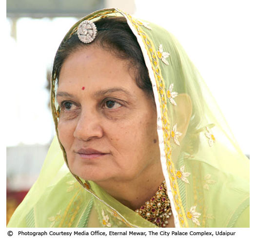 SMT. VIJAYARAJ KUMARI  MEWAR OF UDAIPUR