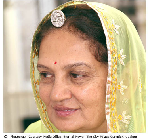 SMT. VIJAYARAJ KUMARI  MEWAR OF UDAIPUR